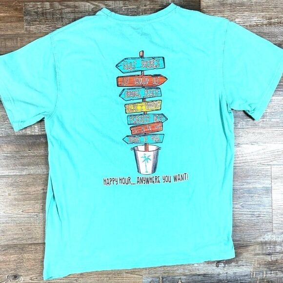 Paradise Found "Happy Hour" T-Shirt (L) - Picture 2 of 5